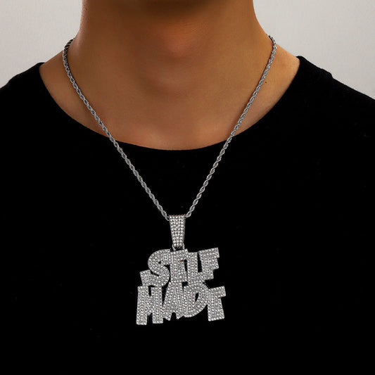 Iced Out 'Self Made' Pendant