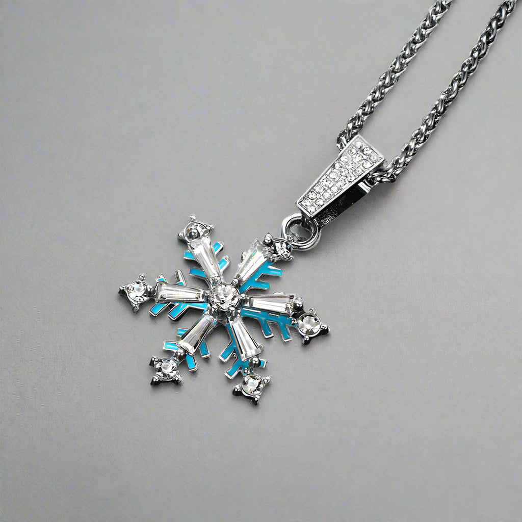 Icy Snowflake Pendant