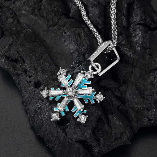 Icy Snowflake Pendant