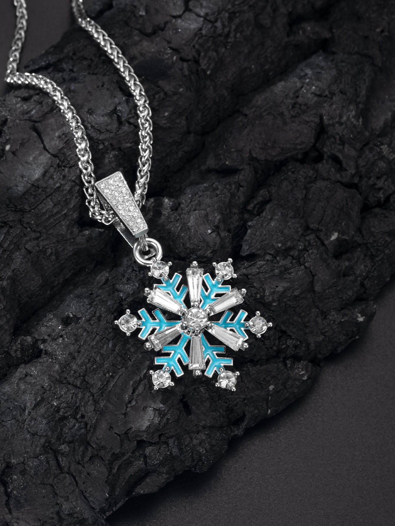 Icy Snowflake Pendant