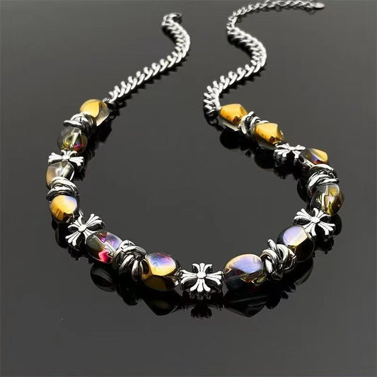 Pearl Motif Silver Chain