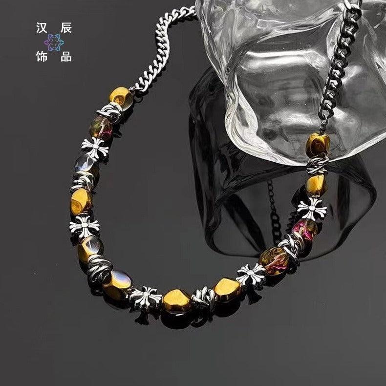 Pearl Motif Silver Chain