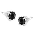 Black Gem Earrings