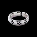 Crosses Silver Band
