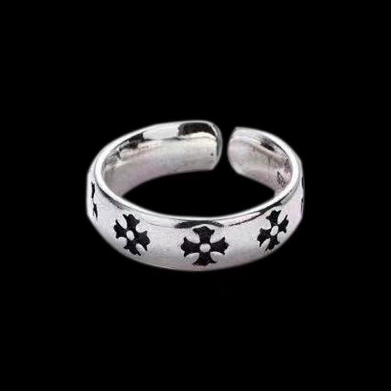 Crosses Silver Band