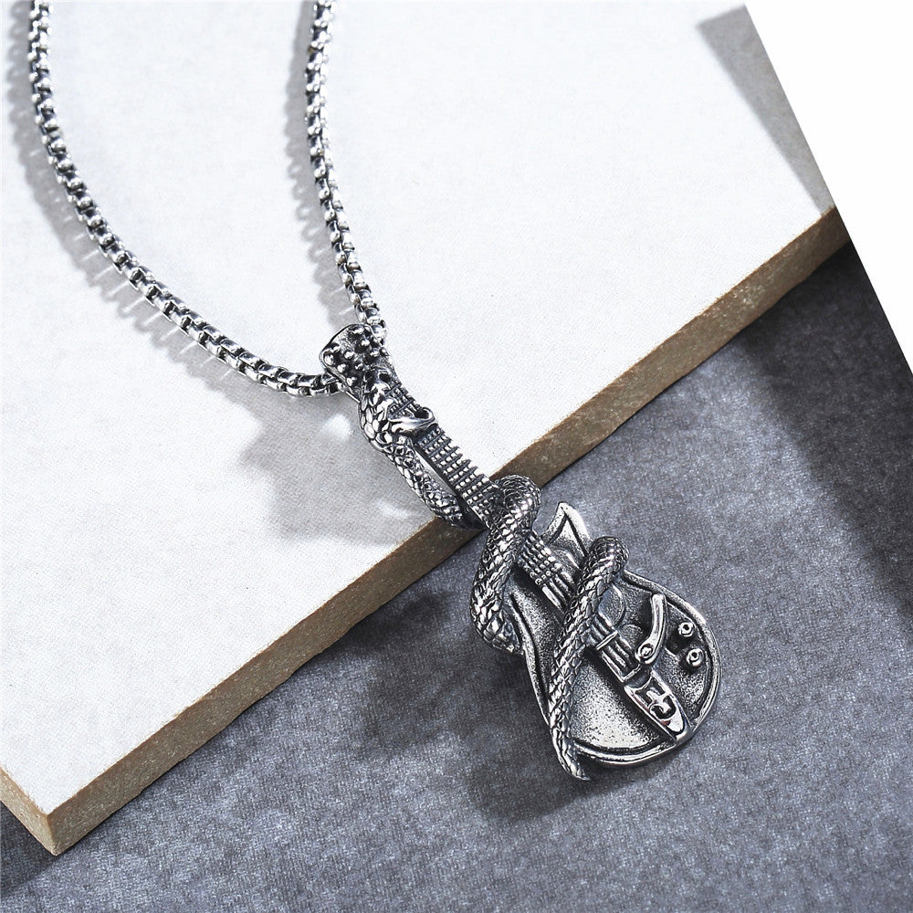 Guitar Snake Pendant