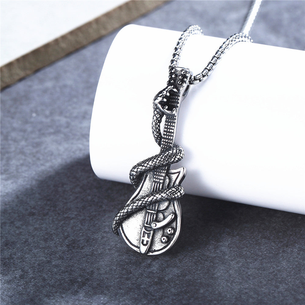 Guitar Snake Pendant