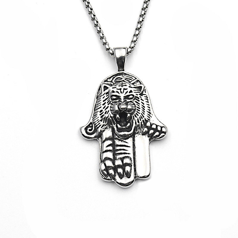 Hamsa Tiger Pendant