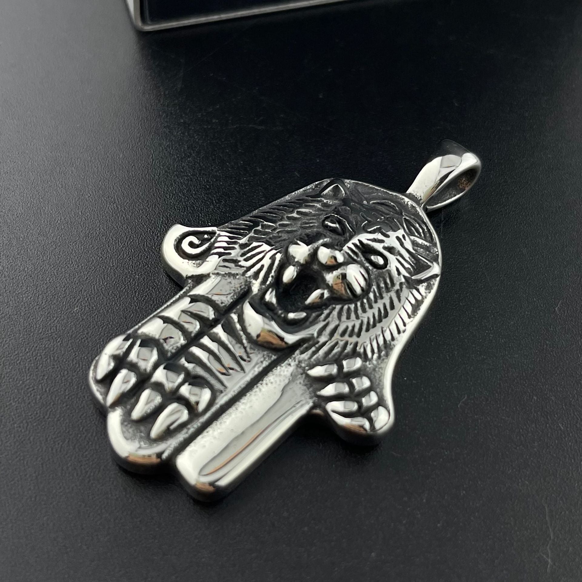 Hamsa Tiger Pendant