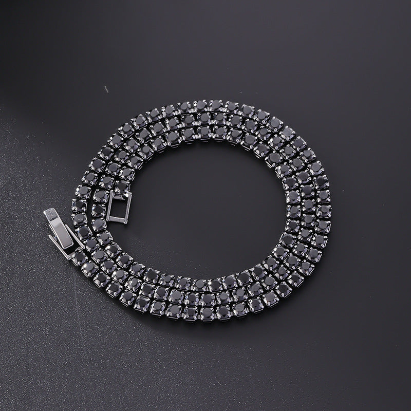 Iced Out Gemstone Tennis Chain