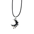 Iced Out Moon Drip Pendant