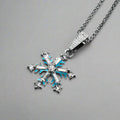 Icy Snowflake Pendant