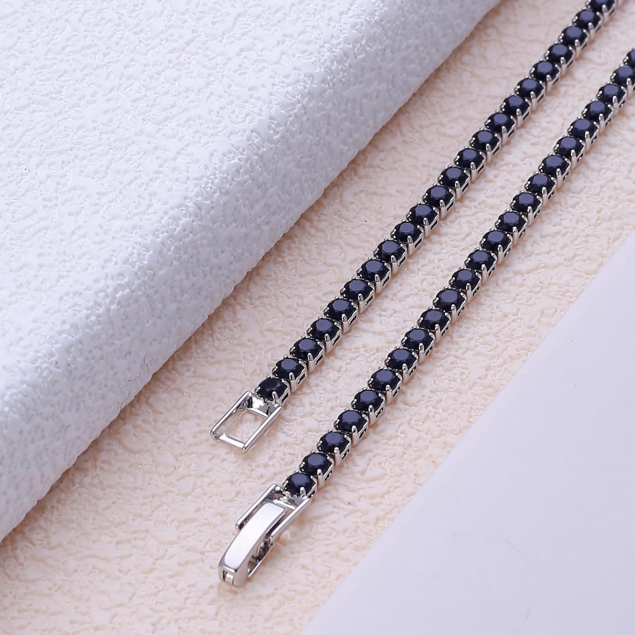 Midnight Royale Tennis Necklace