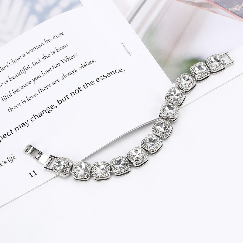 Round Cut Tennis Bracelet